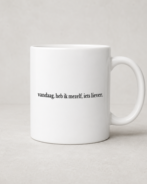 Tegeltjeswerk mok - Mezelf liever