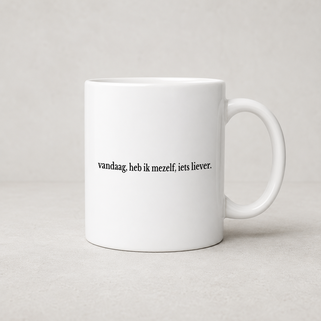 Tegeltjeswerk mok - Mezelf liever