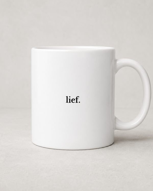 Tegeltjeswerk mok - Lief