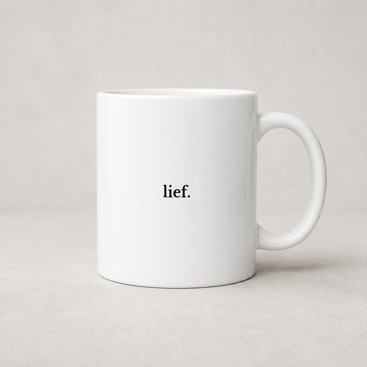 Tegeltjeswerk mok - Lief
