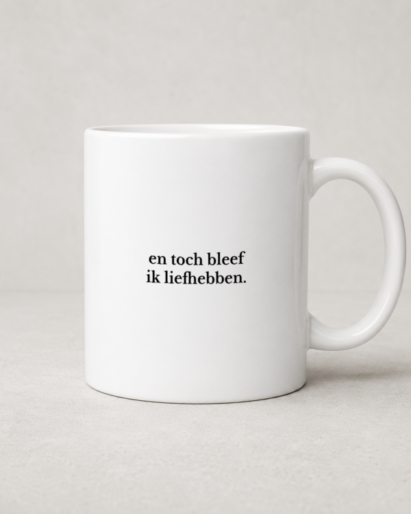 Tegeltjeswerk mok - Liefhebben