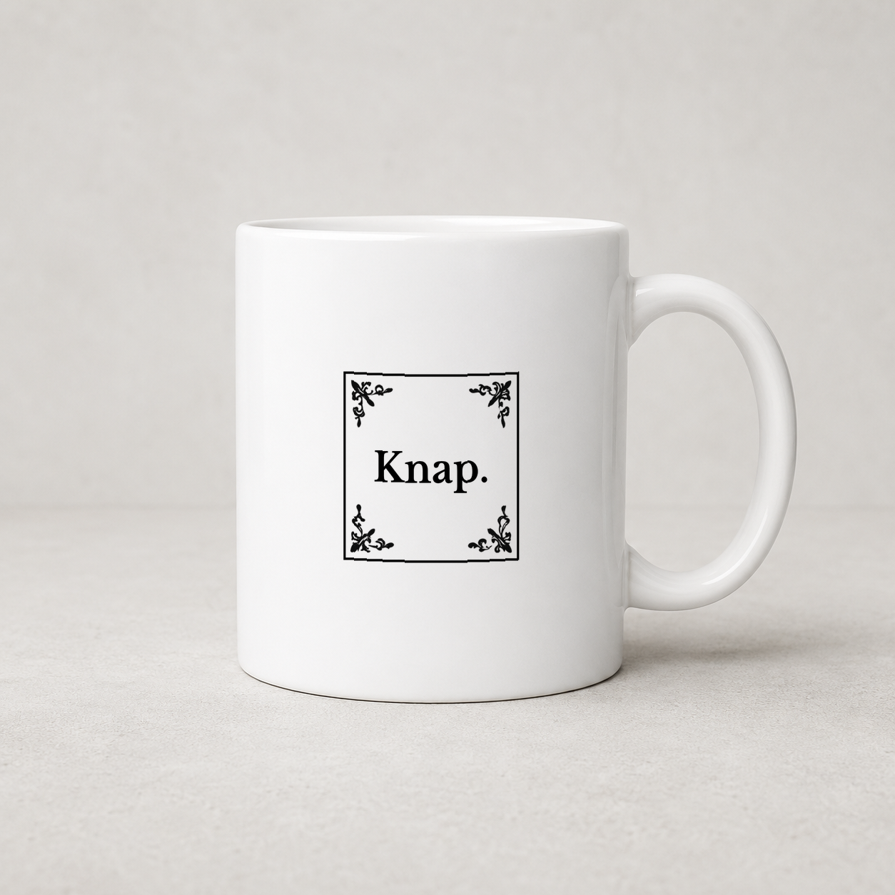 Tegeltjeswerk mok - Knap