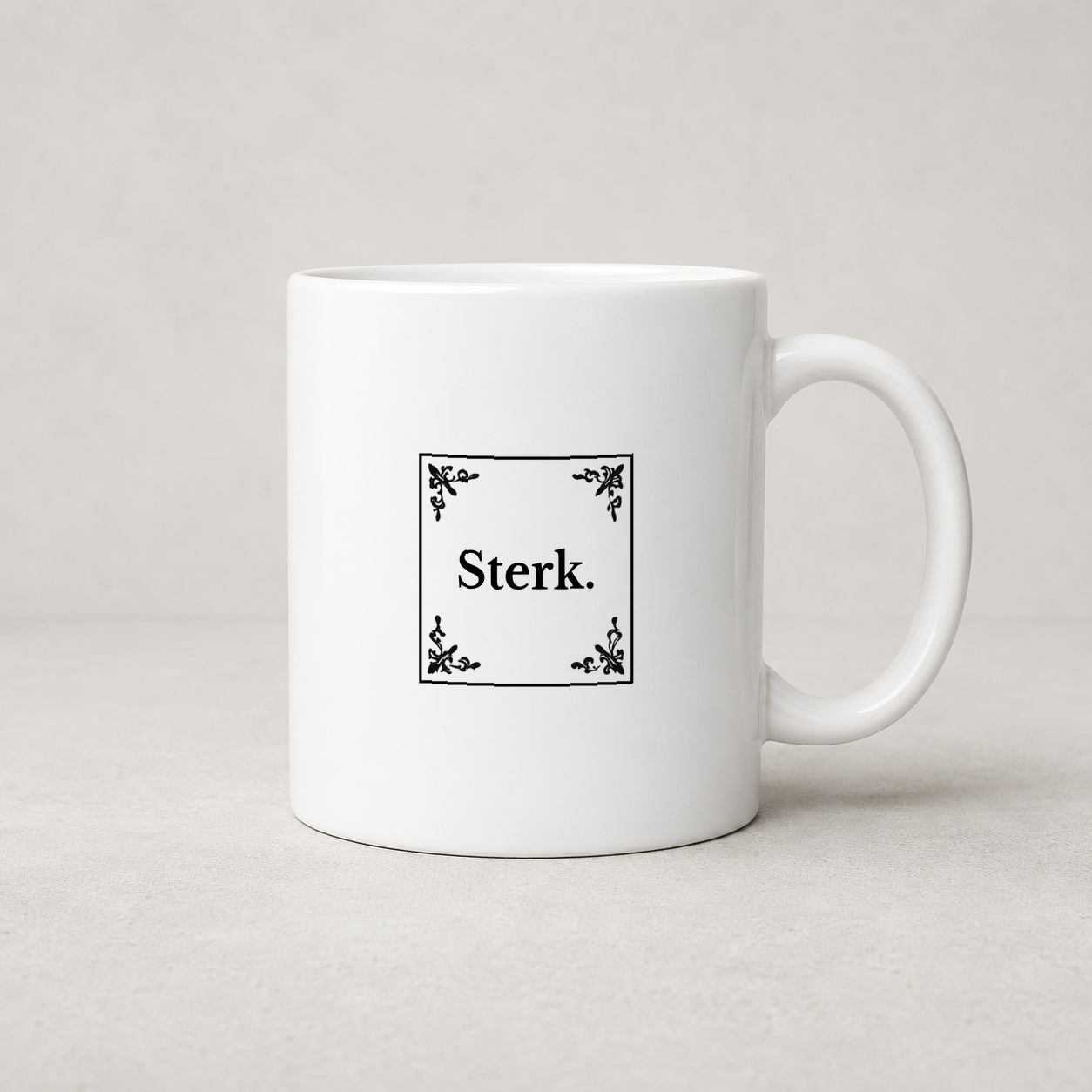 Tegeltjeswerk mok - Sterk