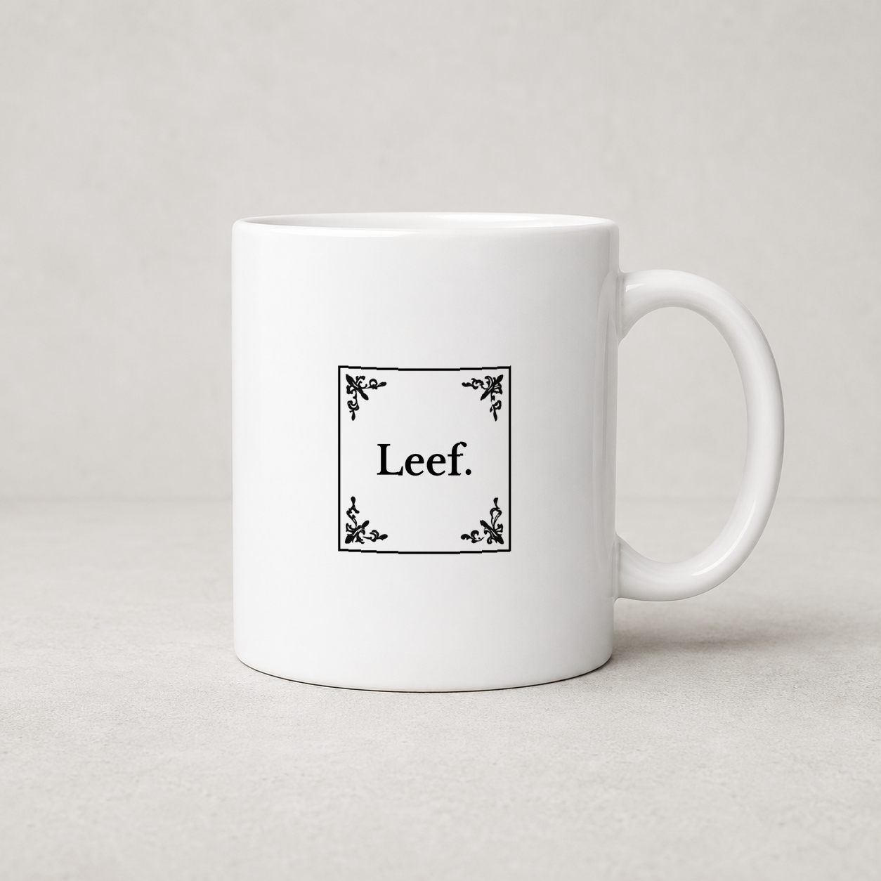 Tegeltjeswerk mok - Leef