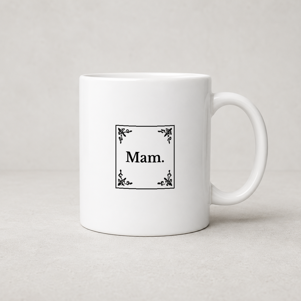 Tegeltjeswerk mok - Mam