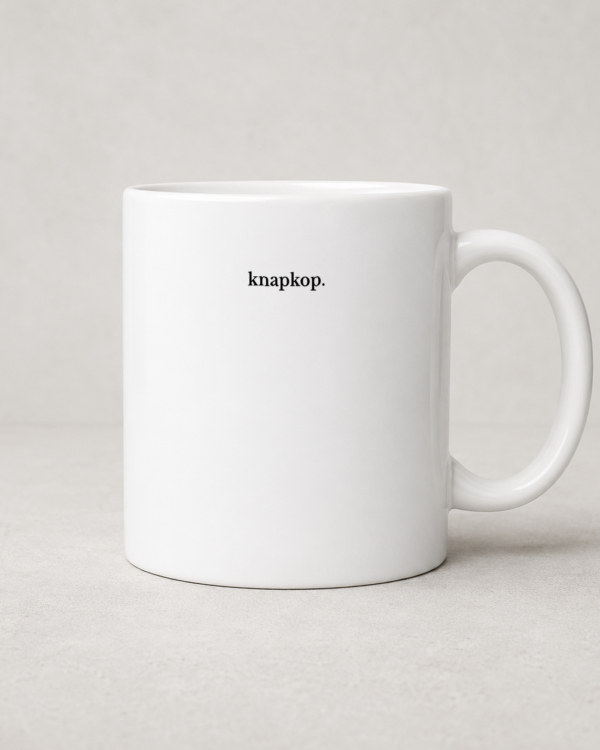 Tegeltjeswerk mok - Knapkop