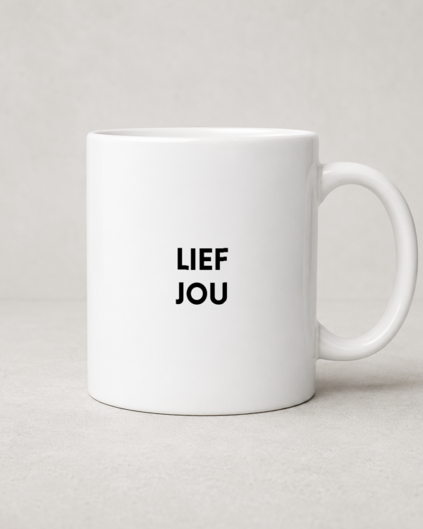 Tegeltjeswerk mok - Lief jou