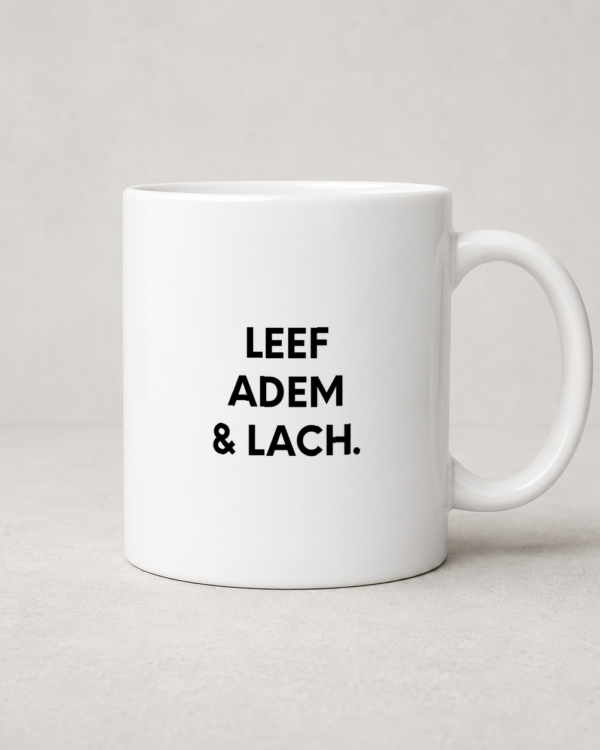 Tegeltjeswerk mok - Leef adem lach