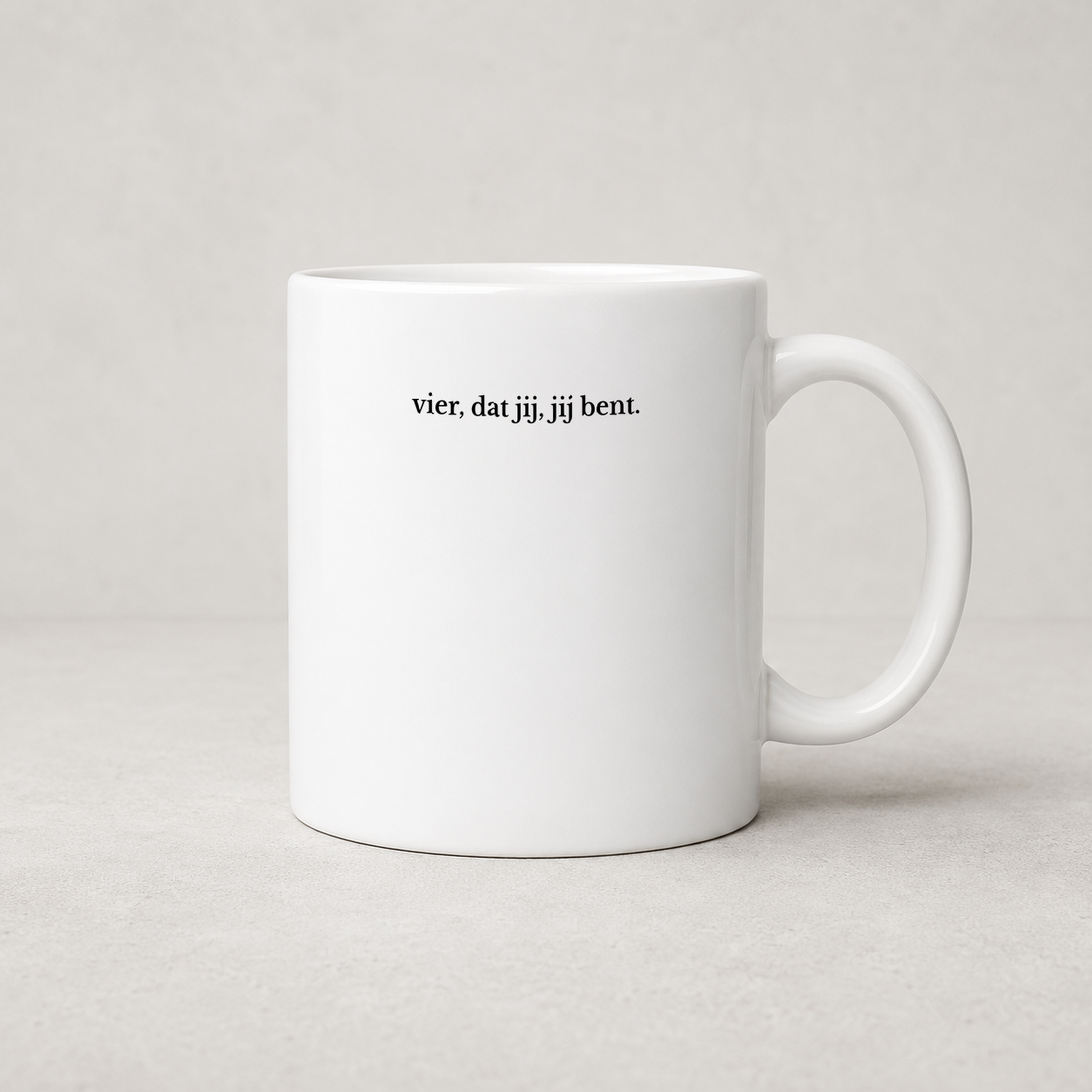 Tegeltjeswerk mok - Vier dat jij