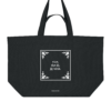 Tegeltjeswerk Shopper - vier dat jij, jij bent - Tegel editie - zwart - 400 Grams