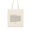 Tegeltjeswerk shopper light - voor als je geluk hebt - wit - 220 grams