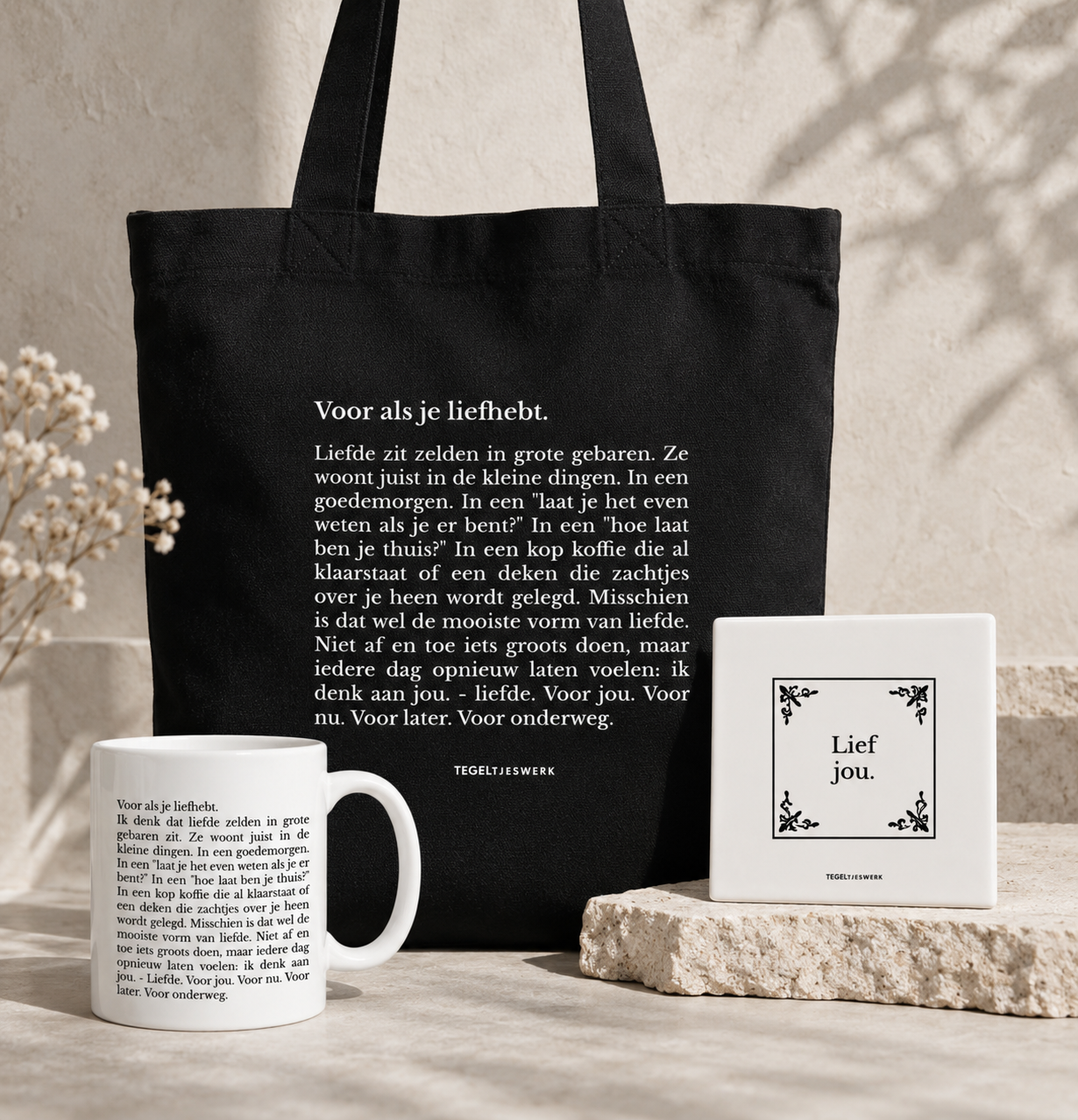 Romantische cadeaubundel voor partner – Voor als je liefhebt
