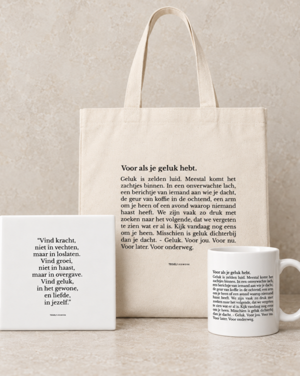 Bedank cadeaubundel – Vind geluk in het gewone