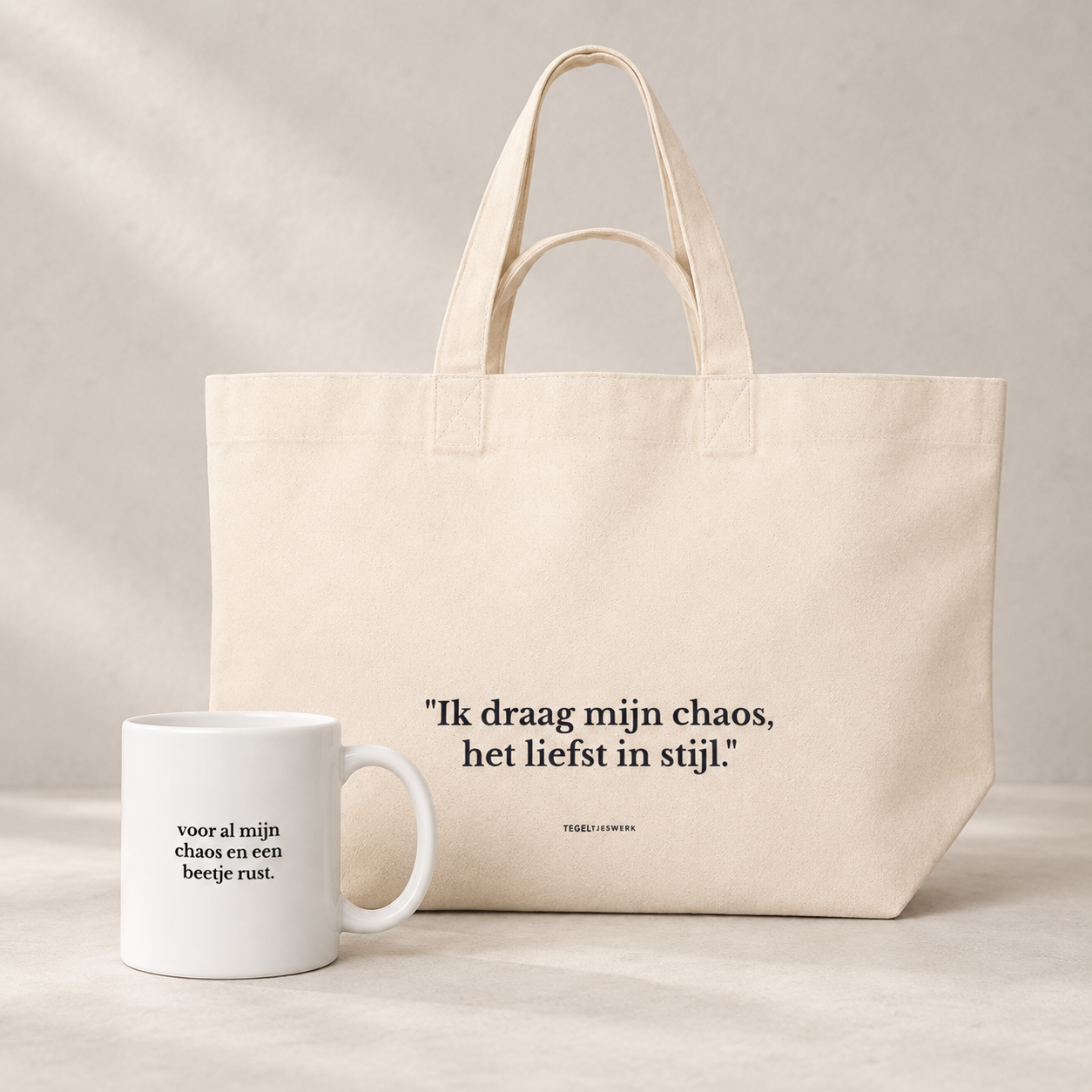 Grappige cadeaubundel voor vriendin – Een beetje chaos