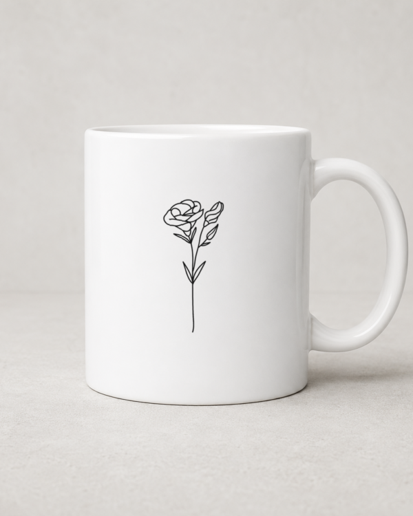 Tegeltjeswerk mok - Rose
